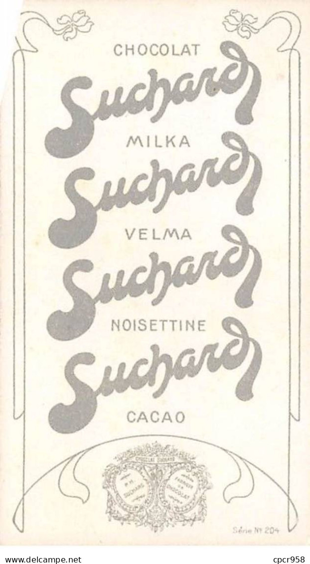 Chromos.AM13441.Suchard.10x6 Cm Environ.Pantin Attrapant Le Chocolat Devant Les éléphants - Suchard