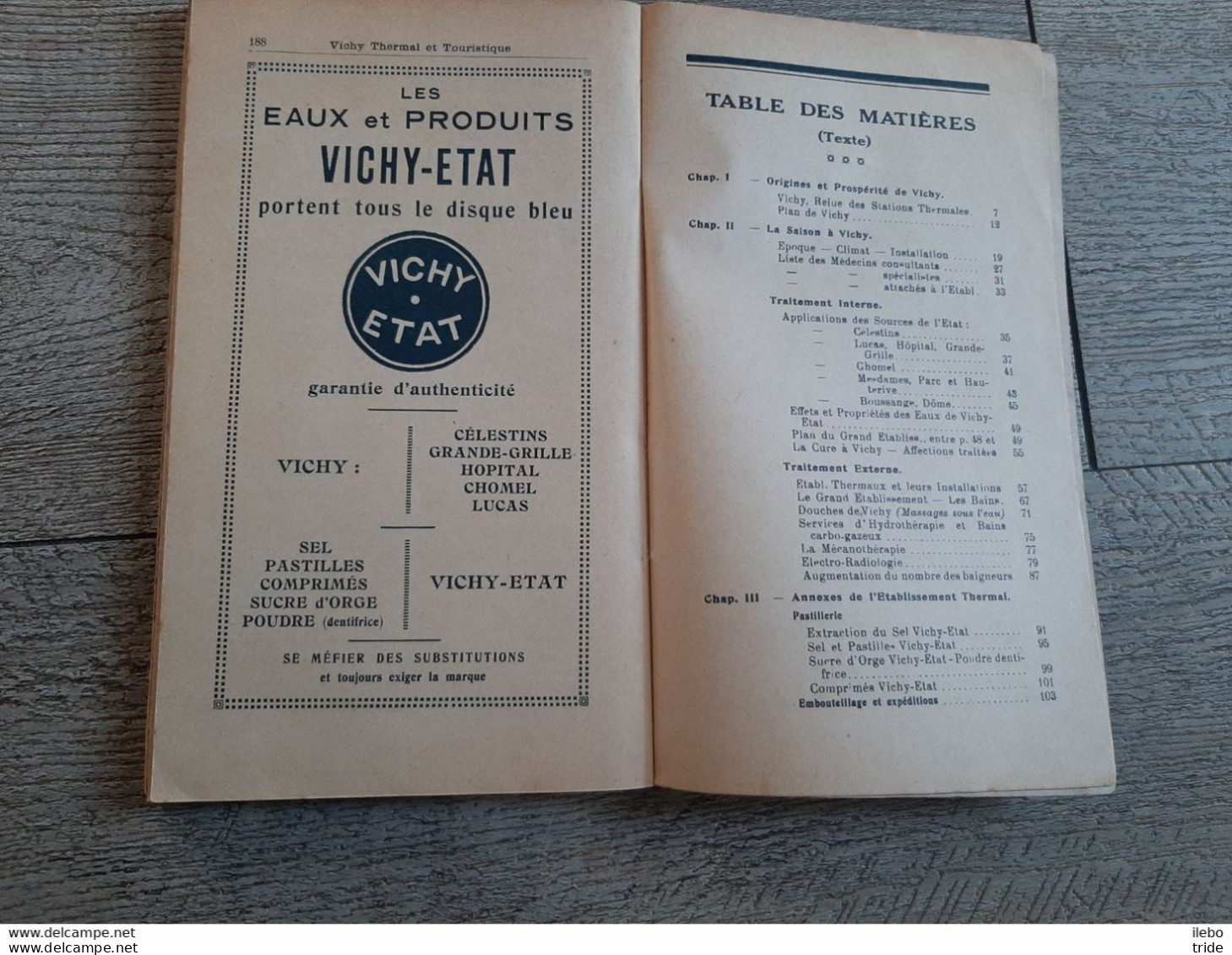 Brochure Vichy Les Célestins 1932 La Saison Les Thermes Casino Renseignements Distractions - Toeristische Brochures