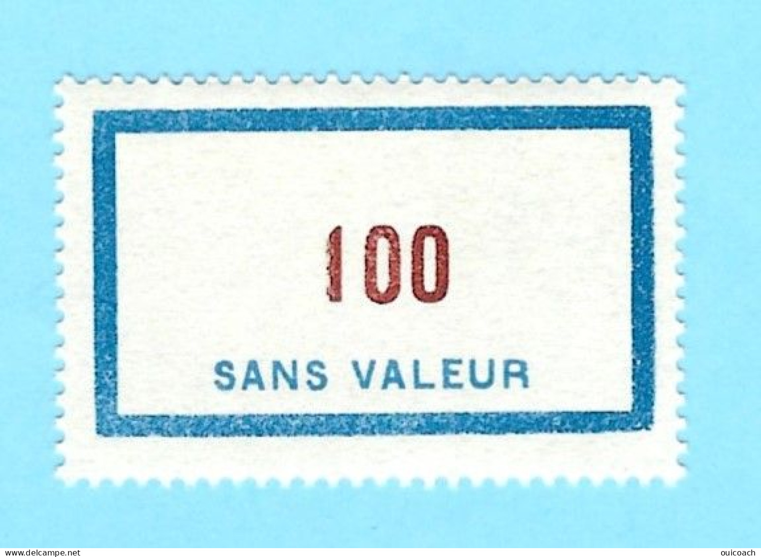 100 Bleu Et Brun, F125** - Fictie