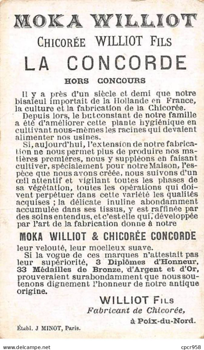 Chromos.AM16211.6x10 Cm Environ.Moka.Williot.Gaston De Foix à La Bataille De Ravenne.Qui M'aime Me Suive - Tè & Caffè