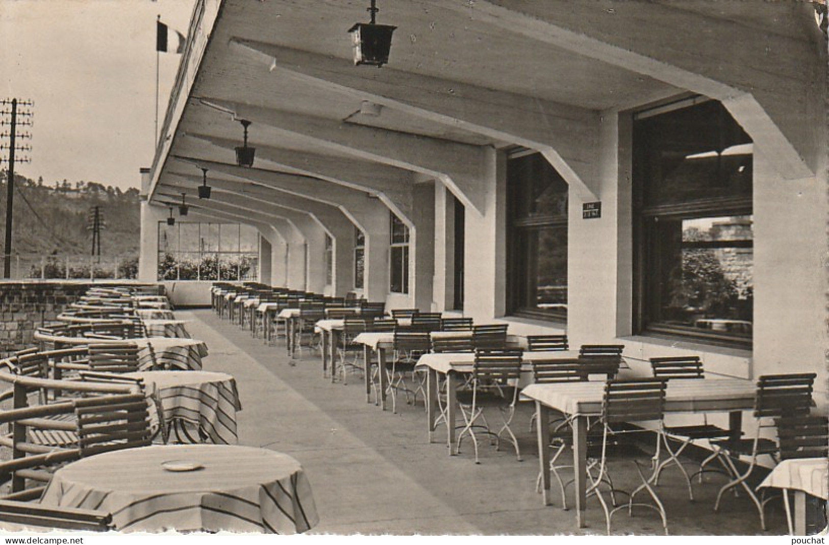 ZY 82- LUXEMBOURG - HOTEL DE LA PLAGE , WORMELDANGE - LA TERRASSE - 2 SCANS - Sonstige & Ohne Zuordnung