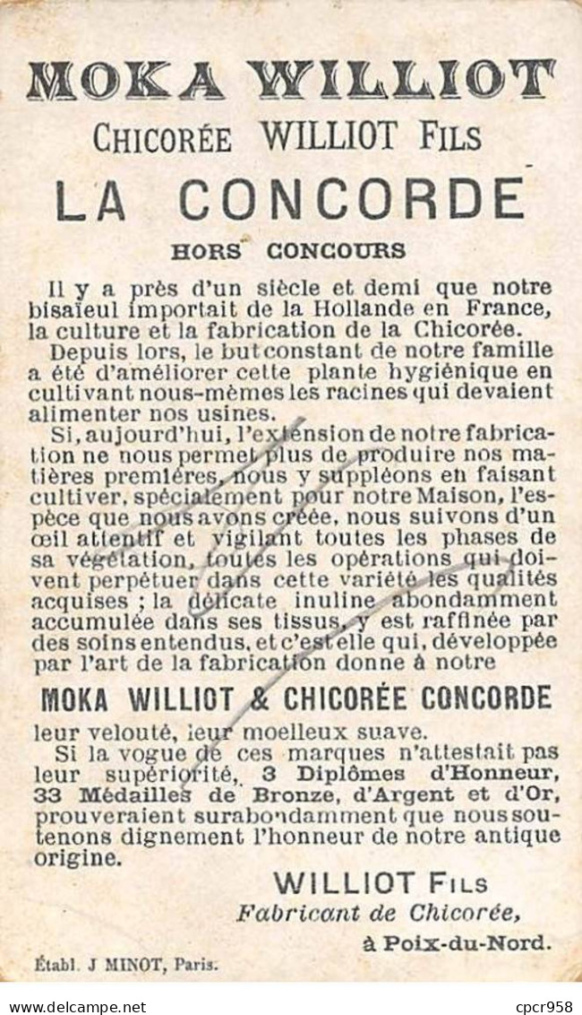 Chromos.AM16198.6x10 Cm Environ.Moka.Williot.Et Vous Mon Enfant, Pourriez-vous Me Dire Où Pousse Le Coton ? - Tè & Caffè