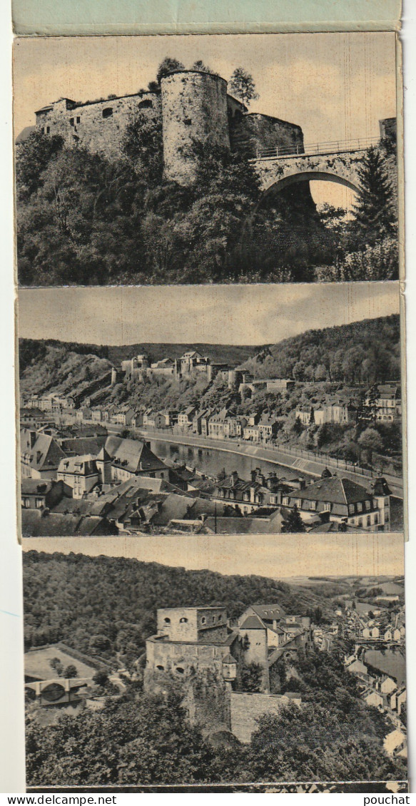 ZY 82- BOUILLON ( BELGIQUE ) - DEPLIANT 8 CARTES - 5 SCANS - Dépliants Touristiques