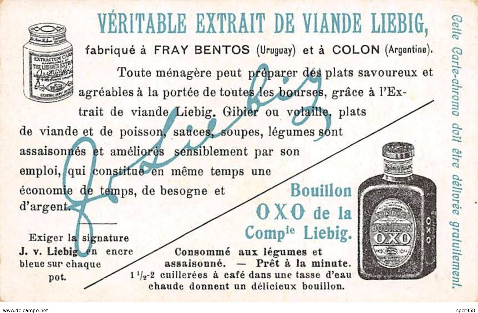 Chromos.AM13108.Liebig.L'approvisionnement Des Troupes En Campagne.Préparation Du Riz Chez Les Soldats Japonais... - Liebig