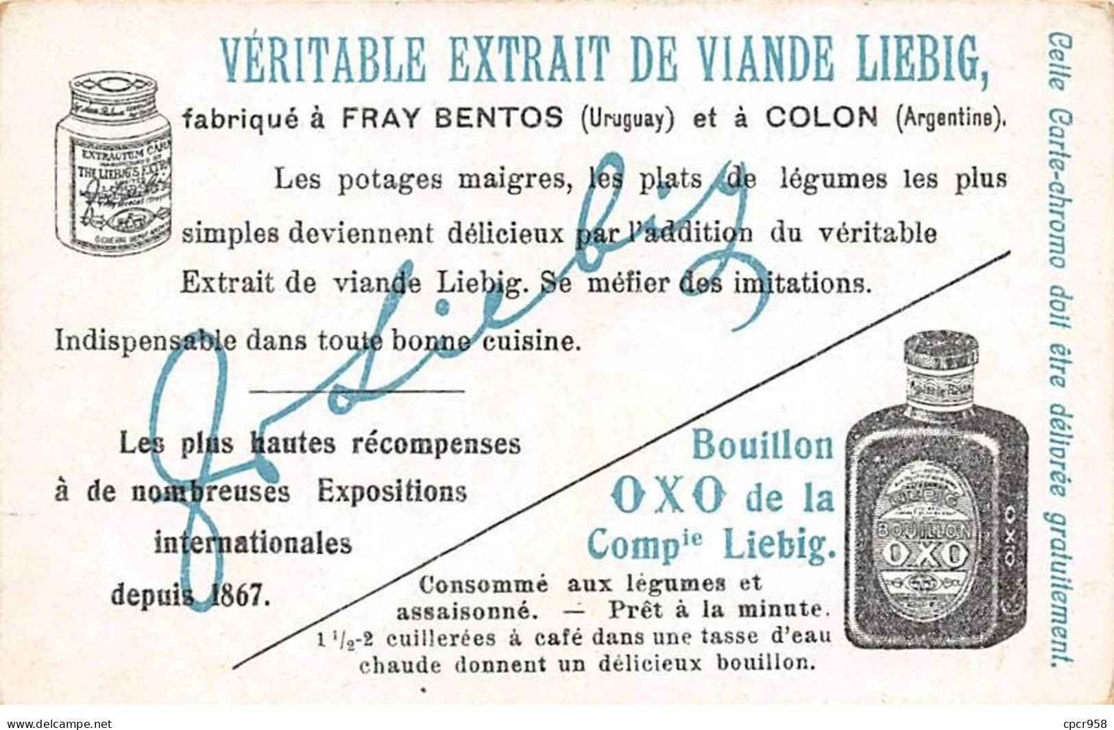 Chromos.AM13105.Liebig.L'approvisionnement Des Troupes En Campagne.Distribution De Café Aux Troupes Autrichienne... - Liebig