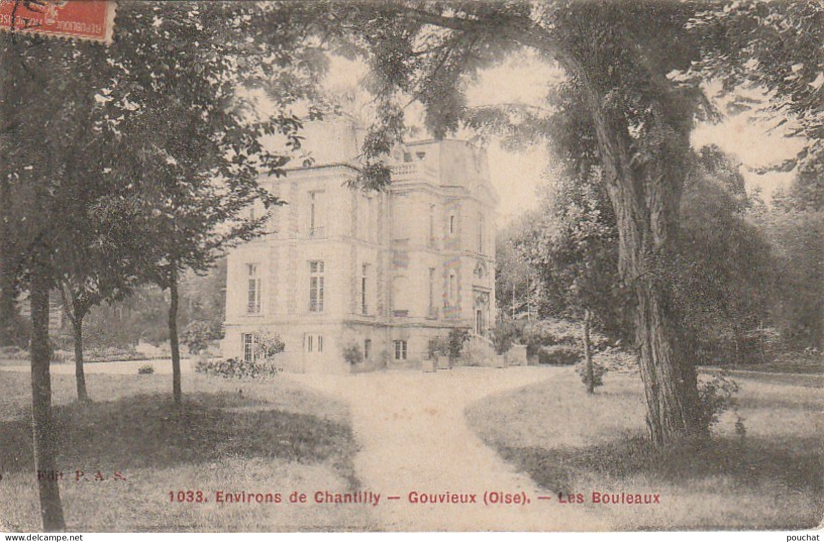 ZY 83-(60) ENVIRONS DE CHANTILLY - GOUVIEUX - LES BOULEAUX - 2 SCANS - Gouvieux