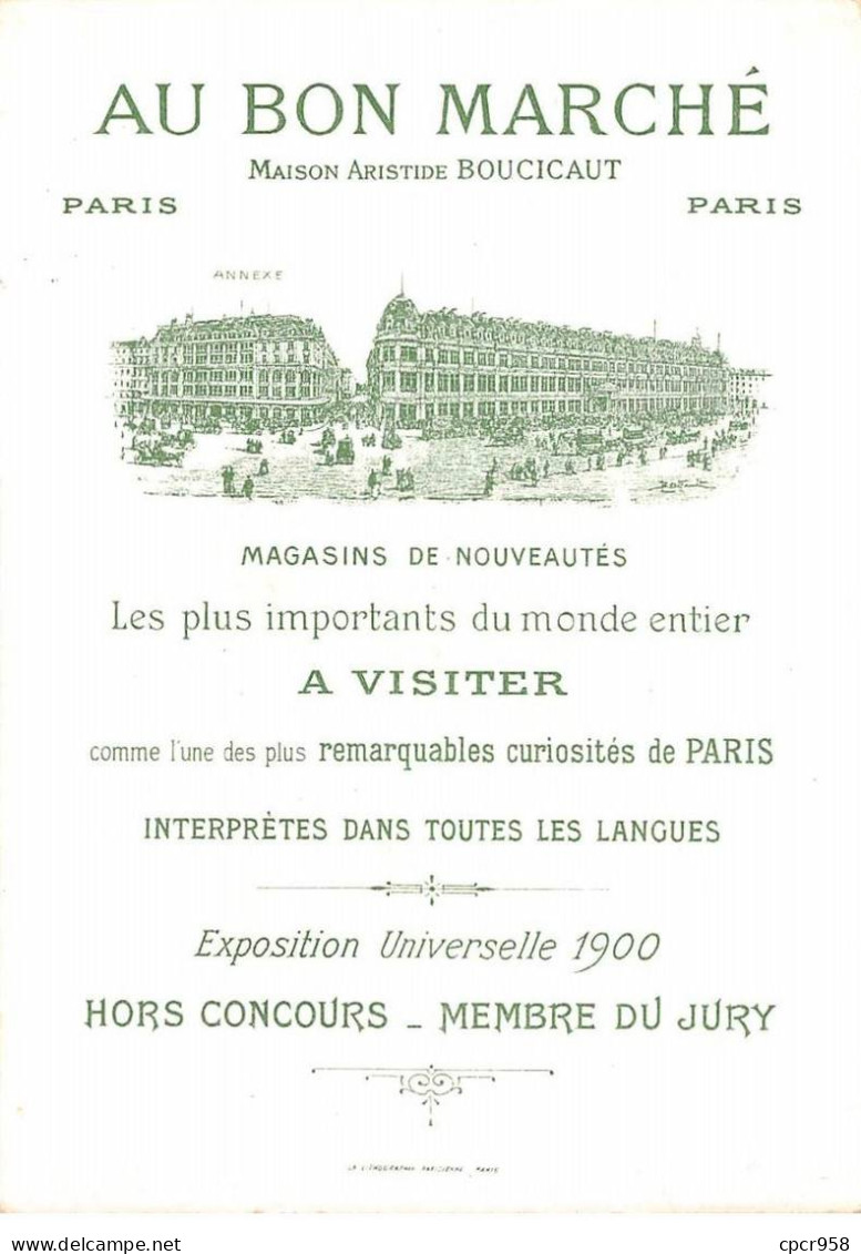 Chromos.AM16730.11x16 Cm Environ.Au Bon Marché.Riquet à La Houpe.N°4 - Au Bon Marché