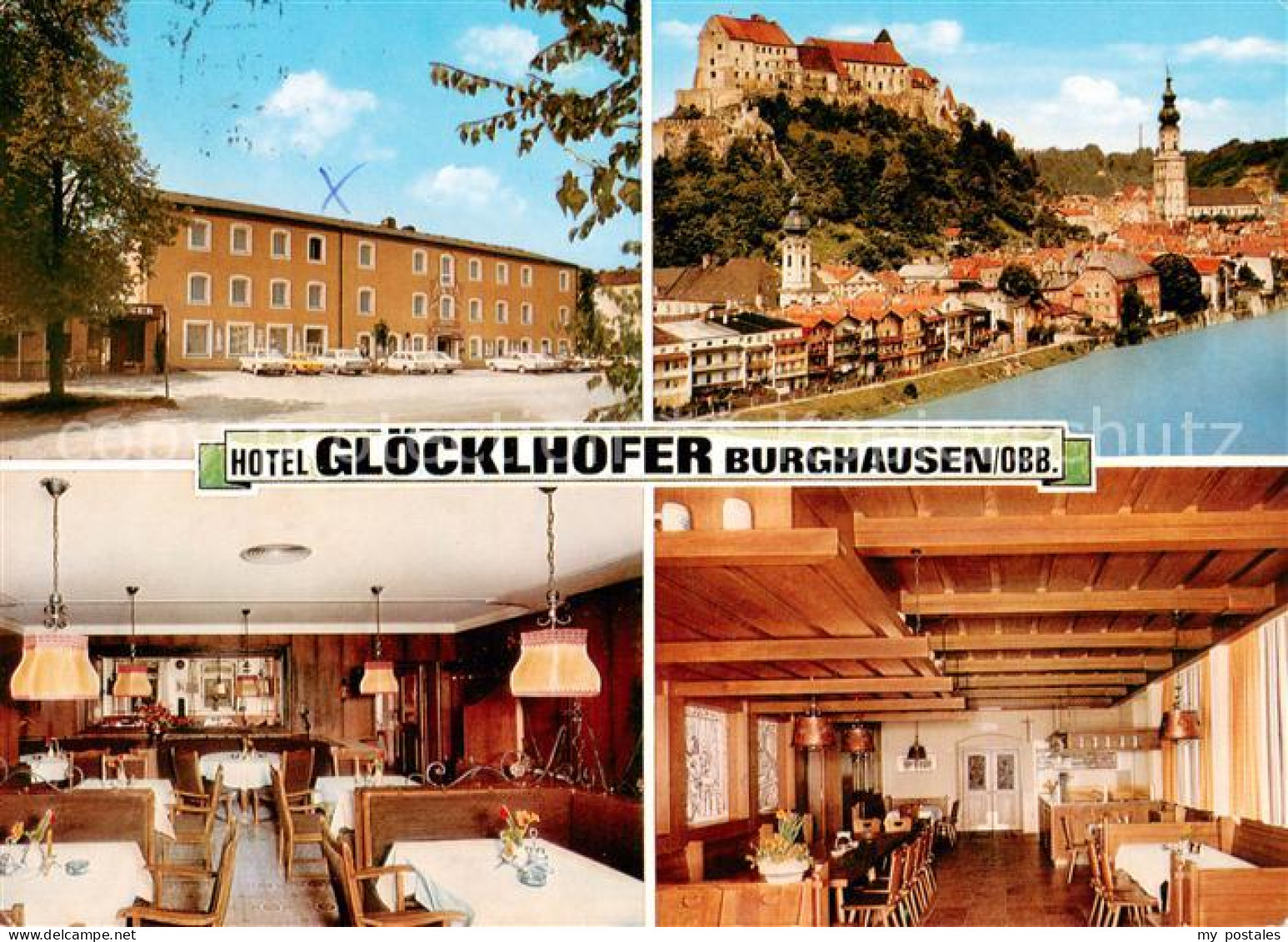 73651644 Burghausen Salzach Hotel Gasthof Gloecklhofer Restaurant Stadtpanorama  - Burghausen