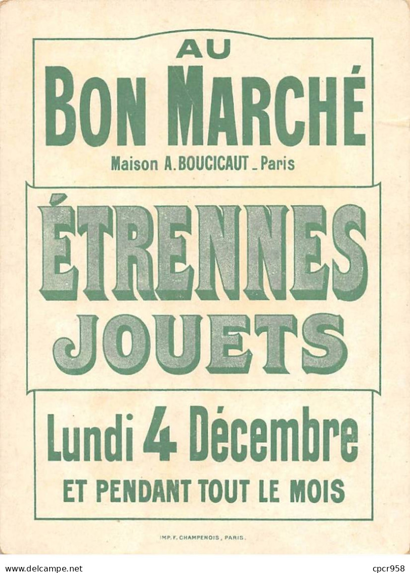 Chromos.AM16691.10x15 Cm Environ.Au Bon Marché.Robinson Crusoé.Mon Radeau Vogua Très Bien L'espace D'environ... - Au Bon Marché