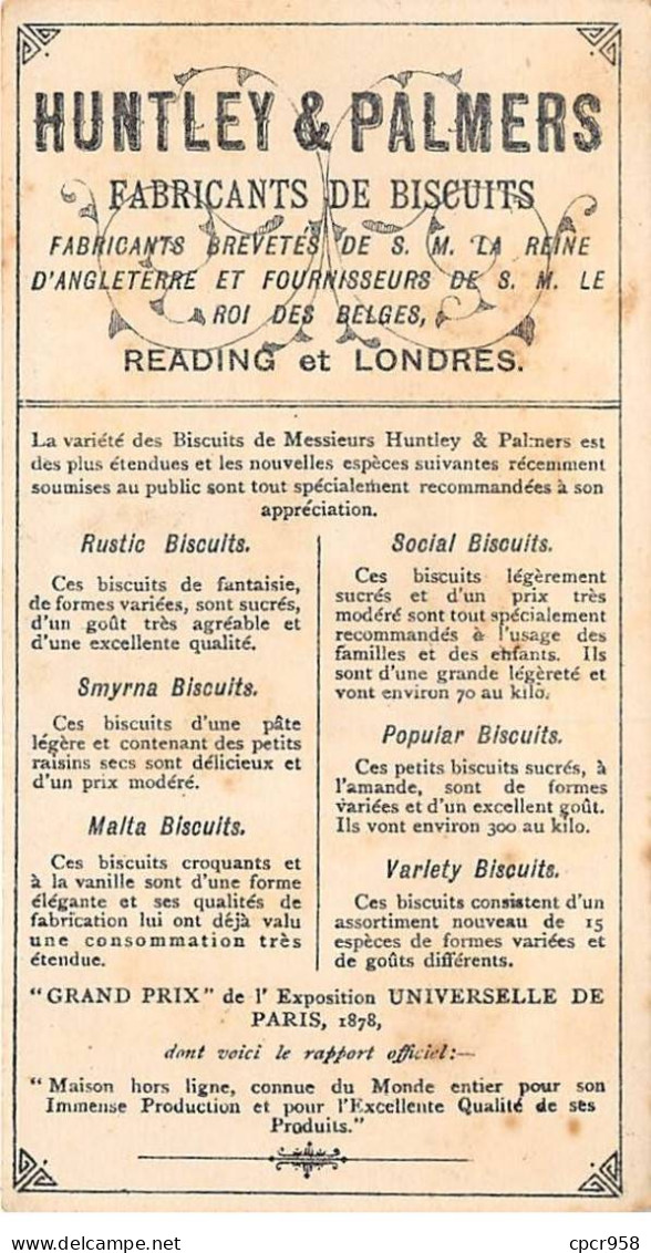 Chromos.AM16649.7x13 Cm Environ.Huntley Et Palmers.Biscuits.Turcs - Other & Unclassified