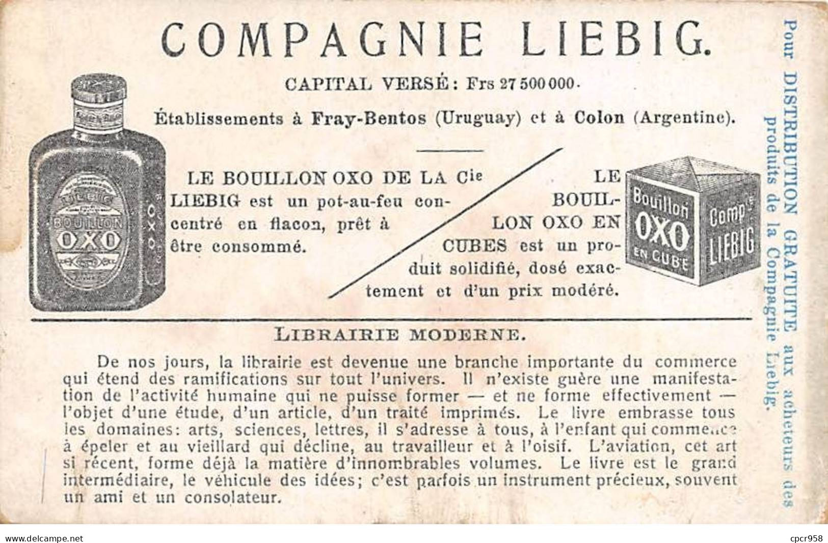 Chromos.AM13339.Liebig.Librairie Moderne - Liebig