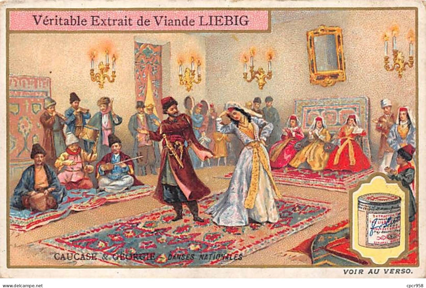 Chromos.AM13264.Liebig.Caucase Et Géorgie.Danses Nationales - Liebig