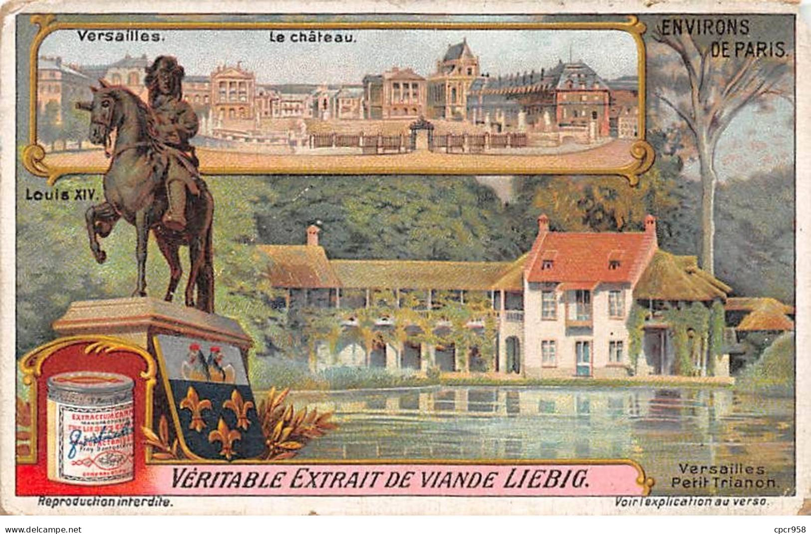 Chromos.AM13223.Liebig.Environ De Paris.Le Château De Versailles.Le Petit Trianon.Louis XIV - Liebig