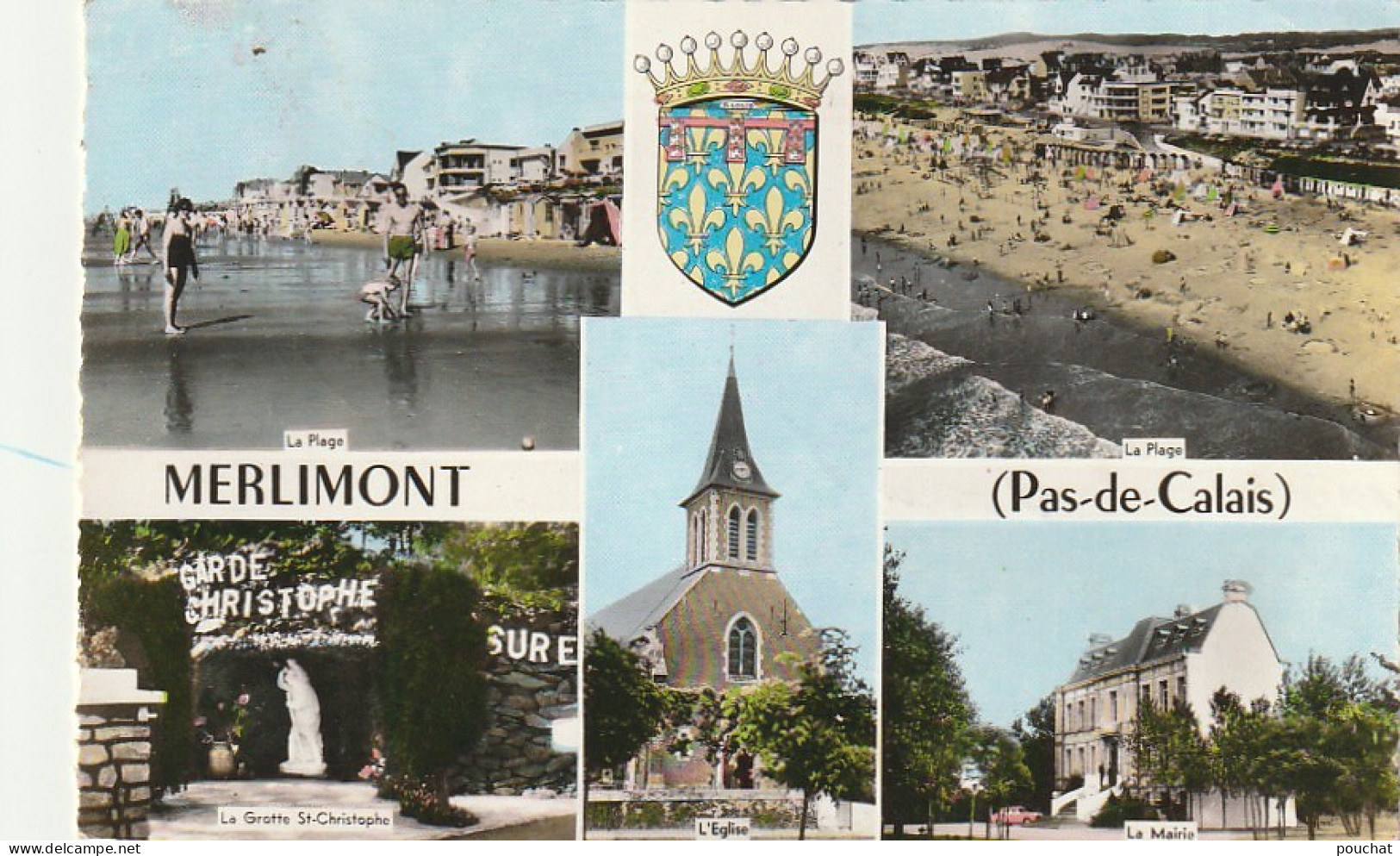 ZY 85-(62) MERLIMONT - CARTE MULTIVUES  - 2 SCANS - Otros & Sin Clasificación