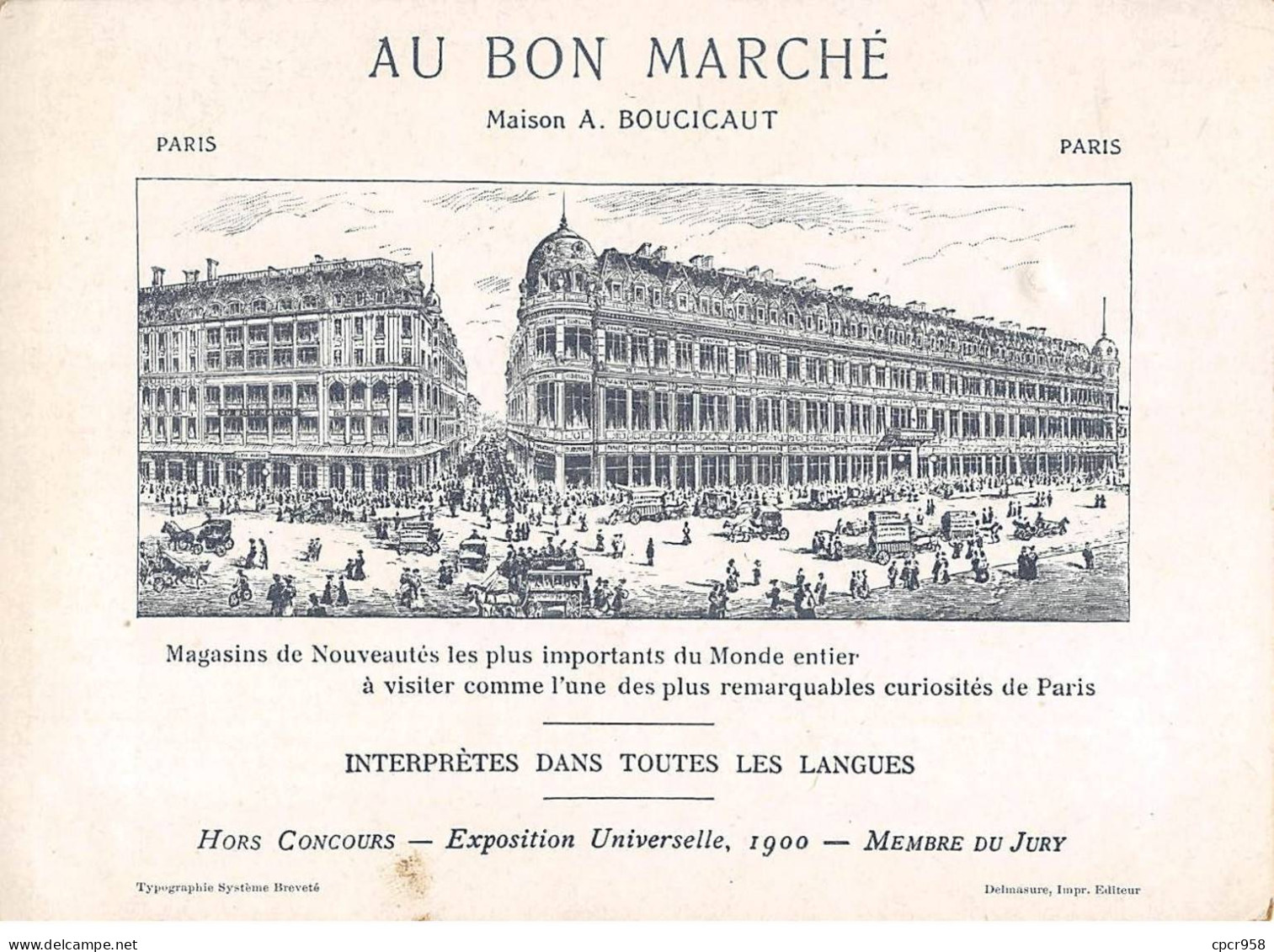 Chromos.AM16783.11x16 Cm Environ.Au Bon Marché.Ali-baba Et Les 40 Voleurs.N°3.Le Chef Des Brigands Voyant Son Trésor... - Au Bon Marché