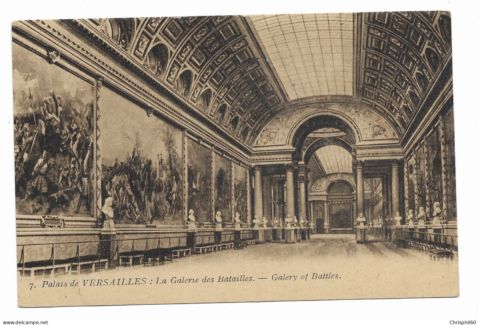 Palais De VERSAILLES - La Galerie Des Batailles - Edit. Moreau - N°7 - - Versailles (Castello)