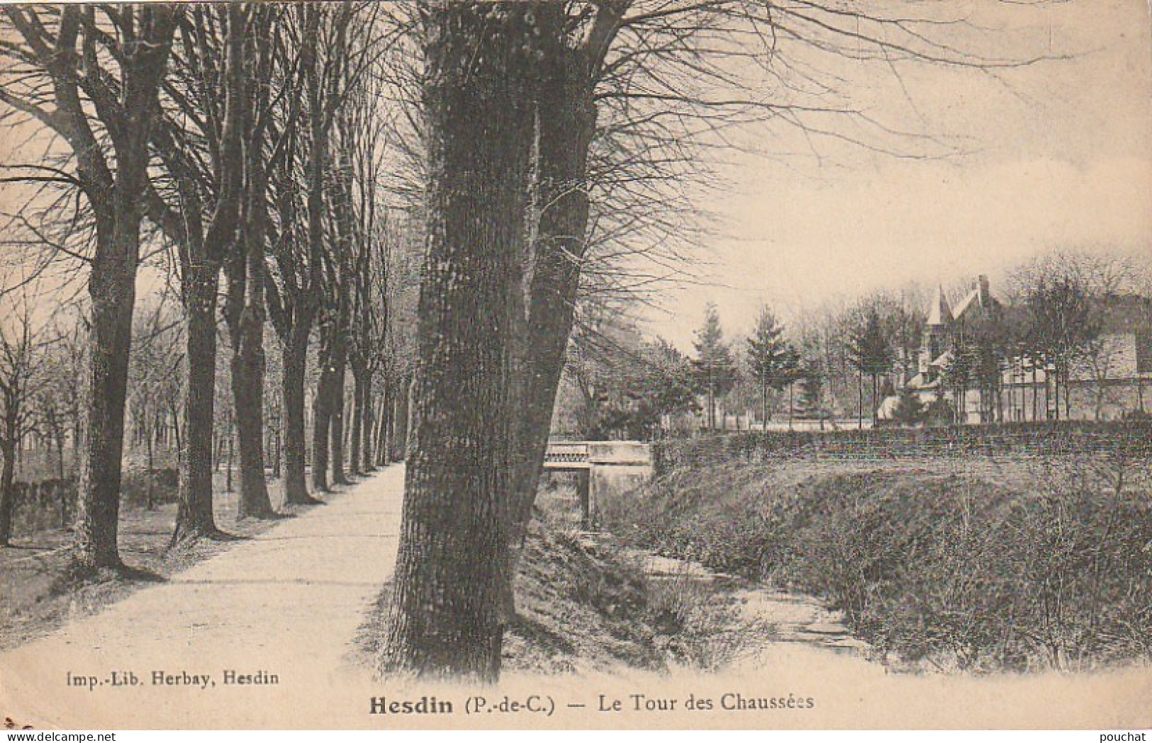 ZY 86-(62) HESDIN - LE TOUR DES CHAUSSEES - 2 SCANS - Hesdin