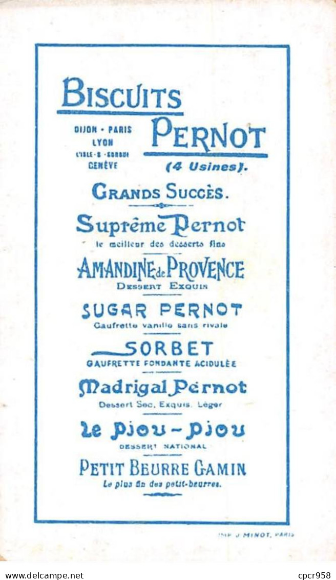 Chromos -COR11288 - Biscuits Pernot- Comte De Périgueux - Adalbert- Hugues Capet -  10x6cm Env. - Pernot