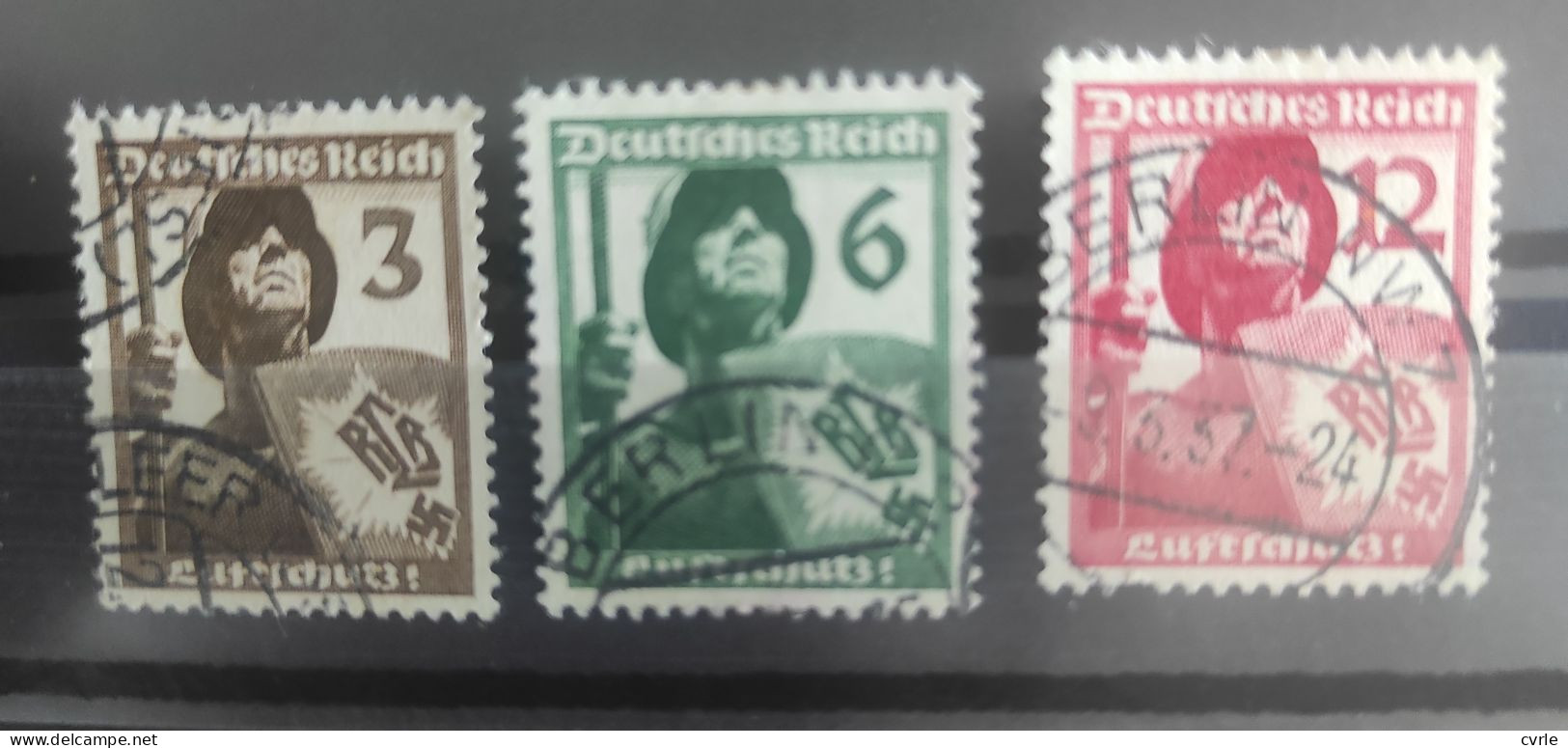Propaganda Antiaircraft  1937  German Empire - Used Stamps