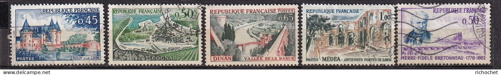 France  1312 + 1314 + 1315 + 1318 + 1328  ° - Used Stamps