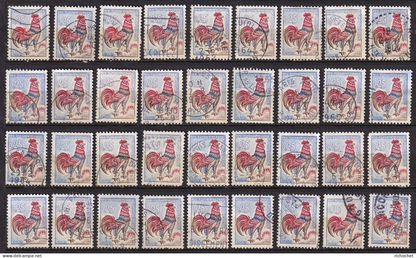 France  1331 (63x)  ° Pour étude - Used Stamps