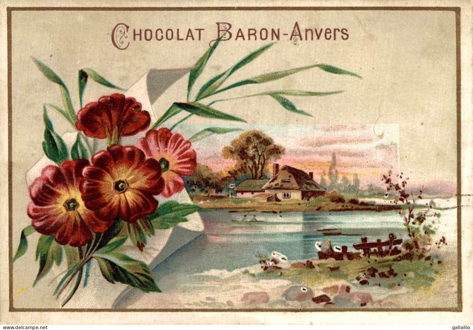 CHROMO CHOCOLAT BARON A ANVERS - Autres & Non Classés