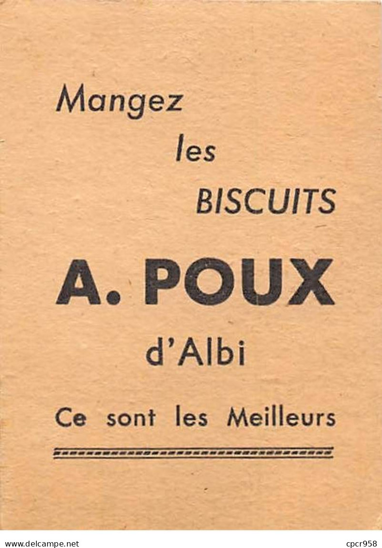 Chromos -COR12001 - Biscuits A. Poux D'Albi - Poires - Arbre - Echelle - Pioche - Arrosoir - 6x8cm Env. - Other & Unclassified