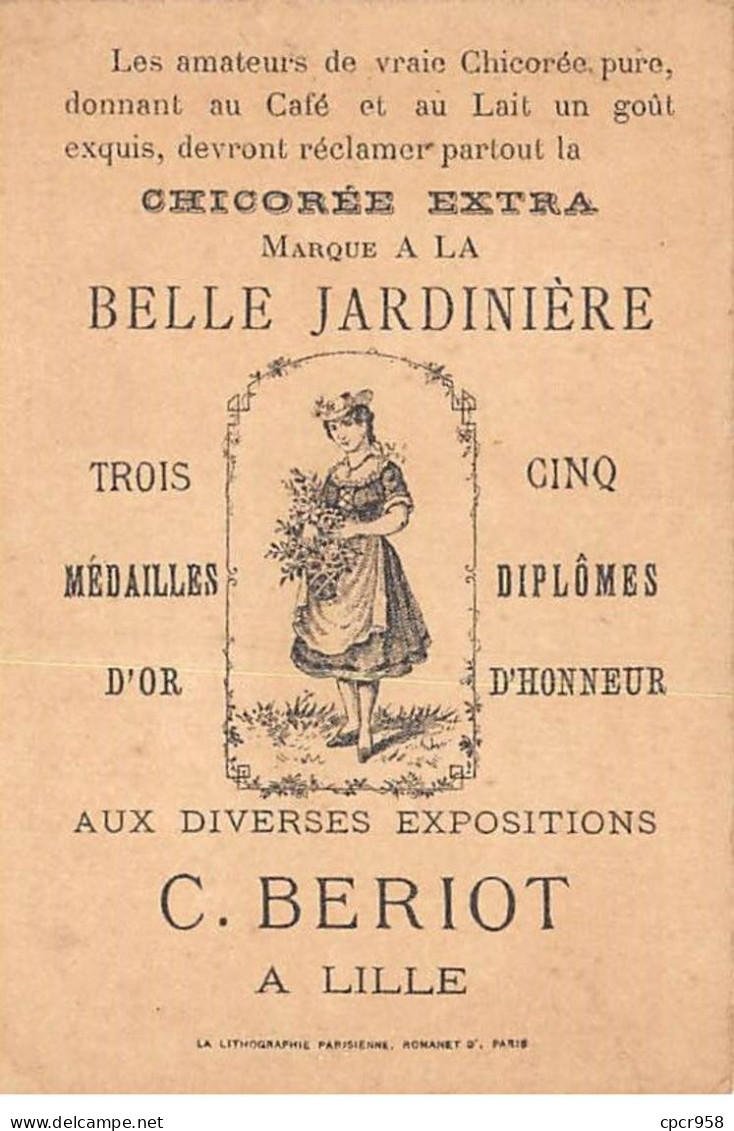 Chromos -COR11994 - Chicorée La Belle Jardinière - Eider - Femme - Berceau - 7x10cm Env. - Tea & Coffee Manufacturers