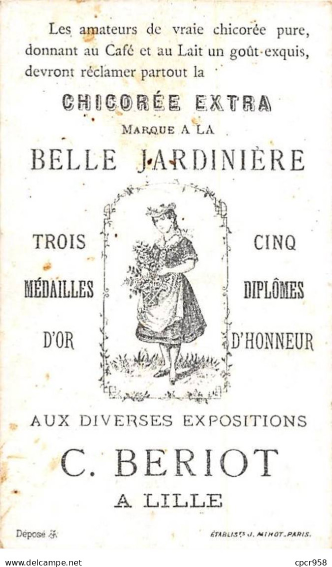 Chromos -COR11978 - Chicorée Belle Jardinière - Théâtre à Travers Les âges - Pantomime Italienne - Louis XV- 6x10cm Env. - Thé & Café