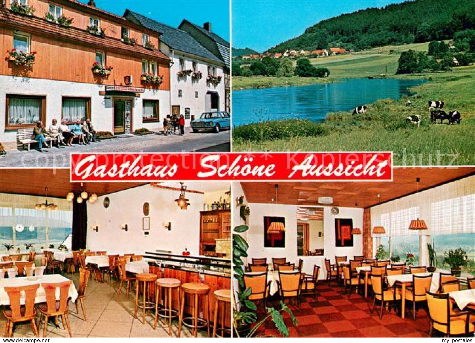 73651556 Gewissenruh Gasthaus Schoene Aussicht Gastraeume Panorama Gewissenruh - Otros & Sin Clasificación