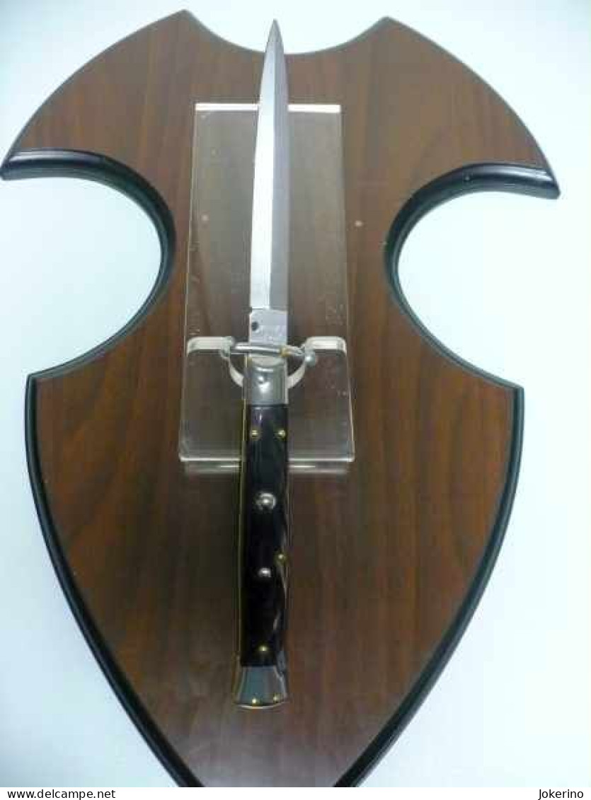 SWINGUARD-Frank Beltrame -italian Stiletto- 28cm - Impugnatura Di Corno Di Bufalo - Modello FB 550/58B - 7 - Knives/Swords