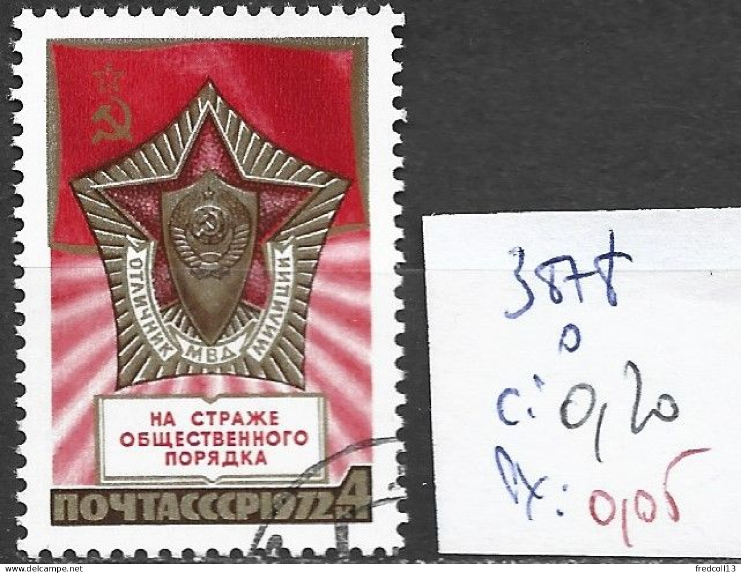 RUSSIE 3878 Oblitéré Côte 0.20 € - Usados