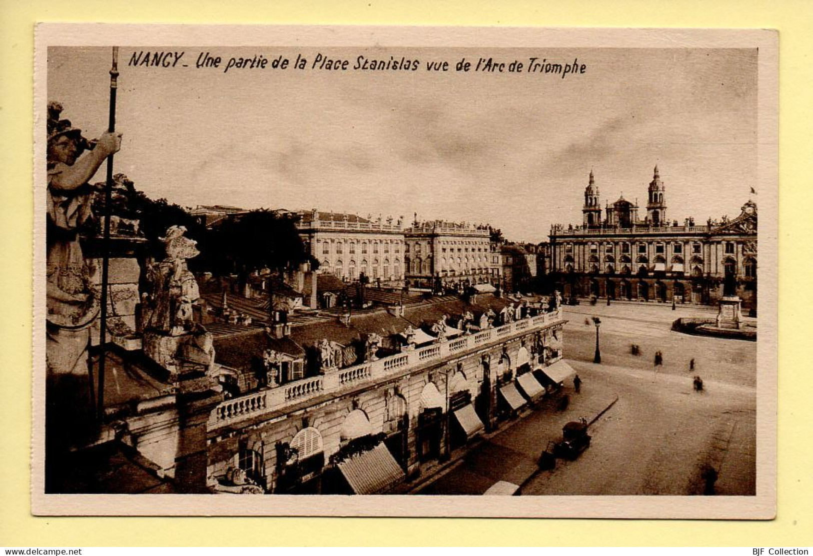 54. NANCY La Coquette – Une Partie De La Place Stanislas Vue De L'Arc De Triomphe (animée) (voir Scan Recto/verso) - Nancy
