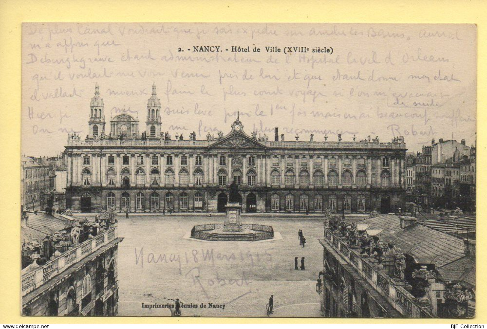 54. NANCY – Hôtel De Ville (voir Scan Recto/verso) - Nancy