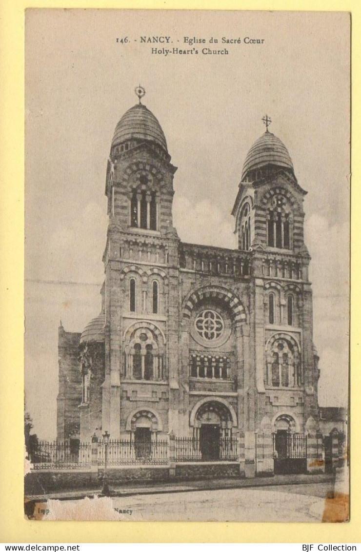 54. NANCY – Eglise Du Sacré-Cœur (voir Scan Recto/verso) - Nancy