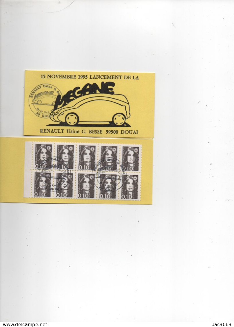 Lot Mai A: Carnet  Publicitaire   Lancement De La Megane 15-11-1995 - Other & Unclassified