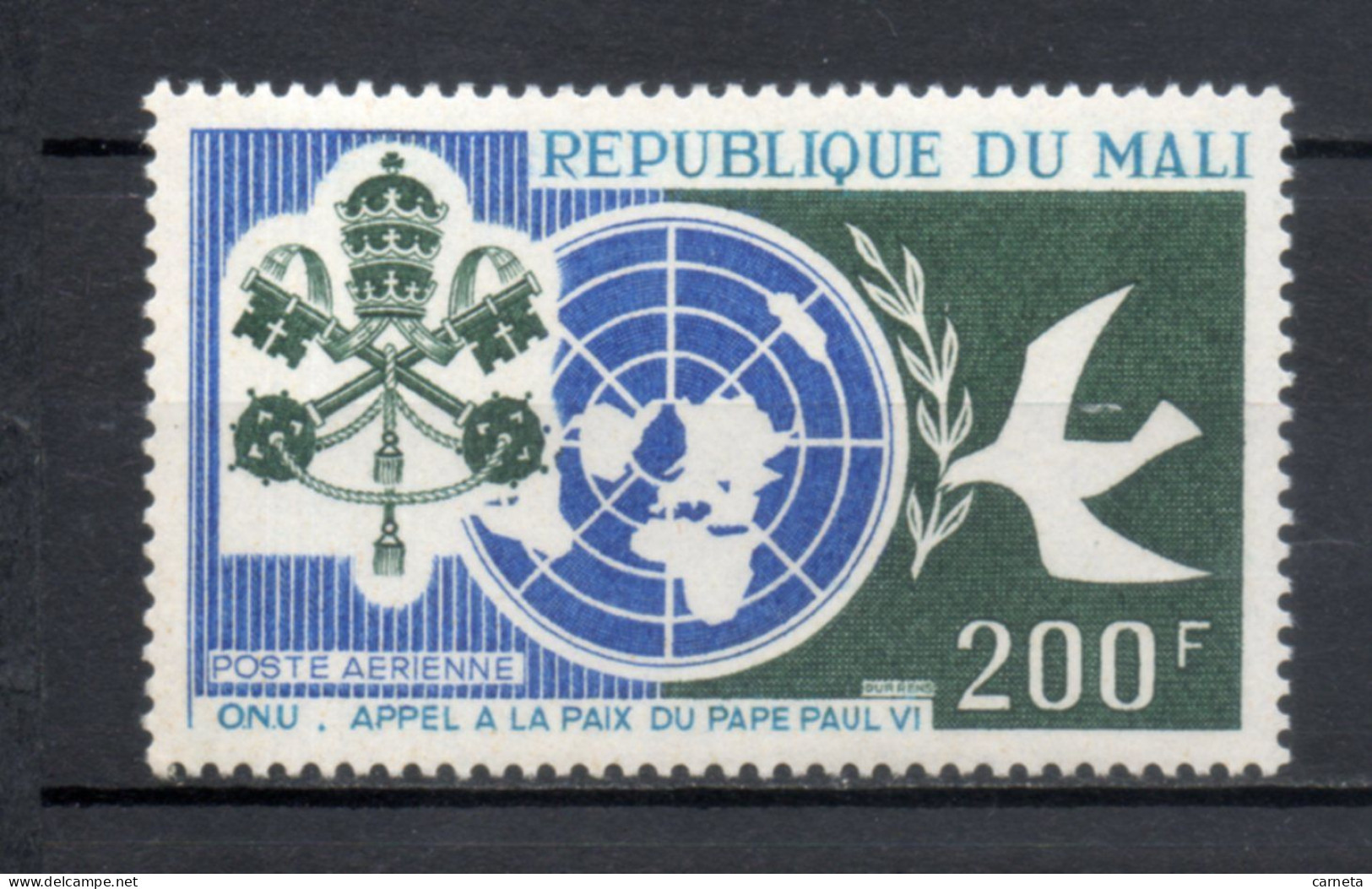 MALI  PA  N° 36    NEUF SANS CHARNIERE  COTE 4.50€    APPEL DU PAPE PAUL VI - Mali (1959-...)