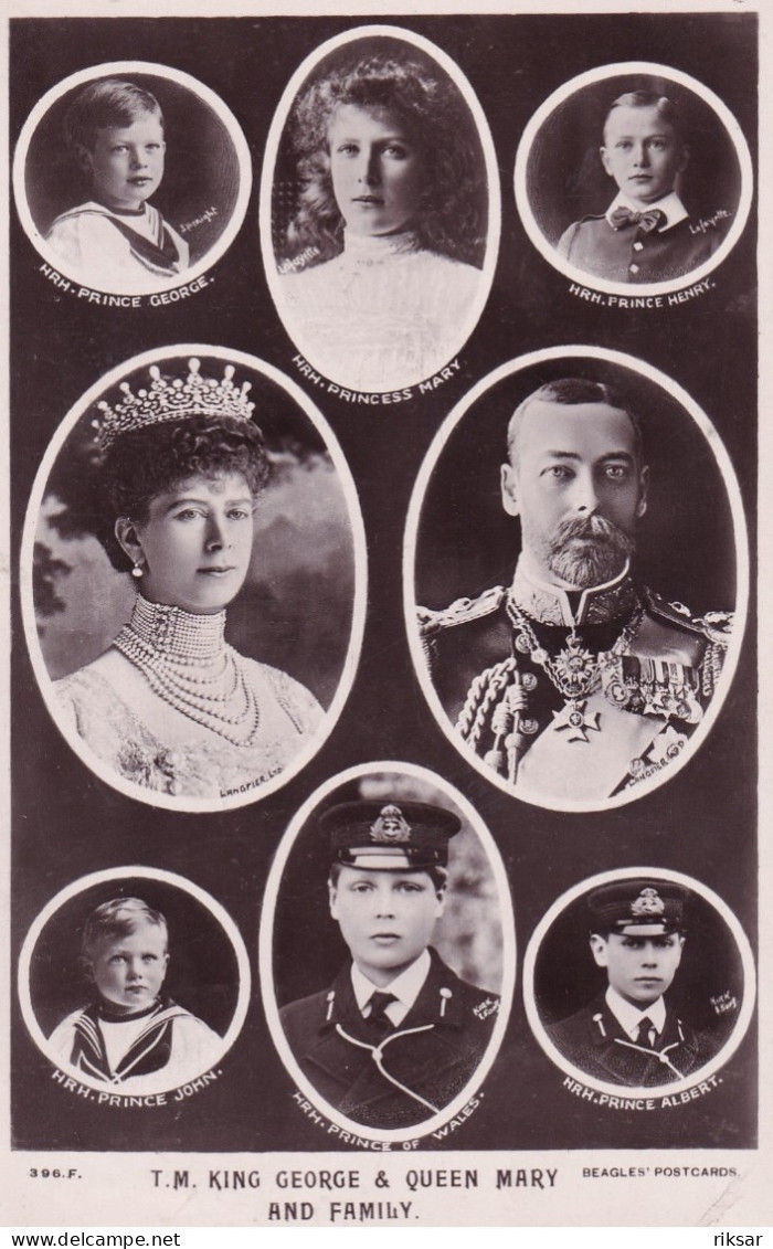 GEORGES 5_QUEEN MARY(FAMILLE ROYALE) - Familles Royales