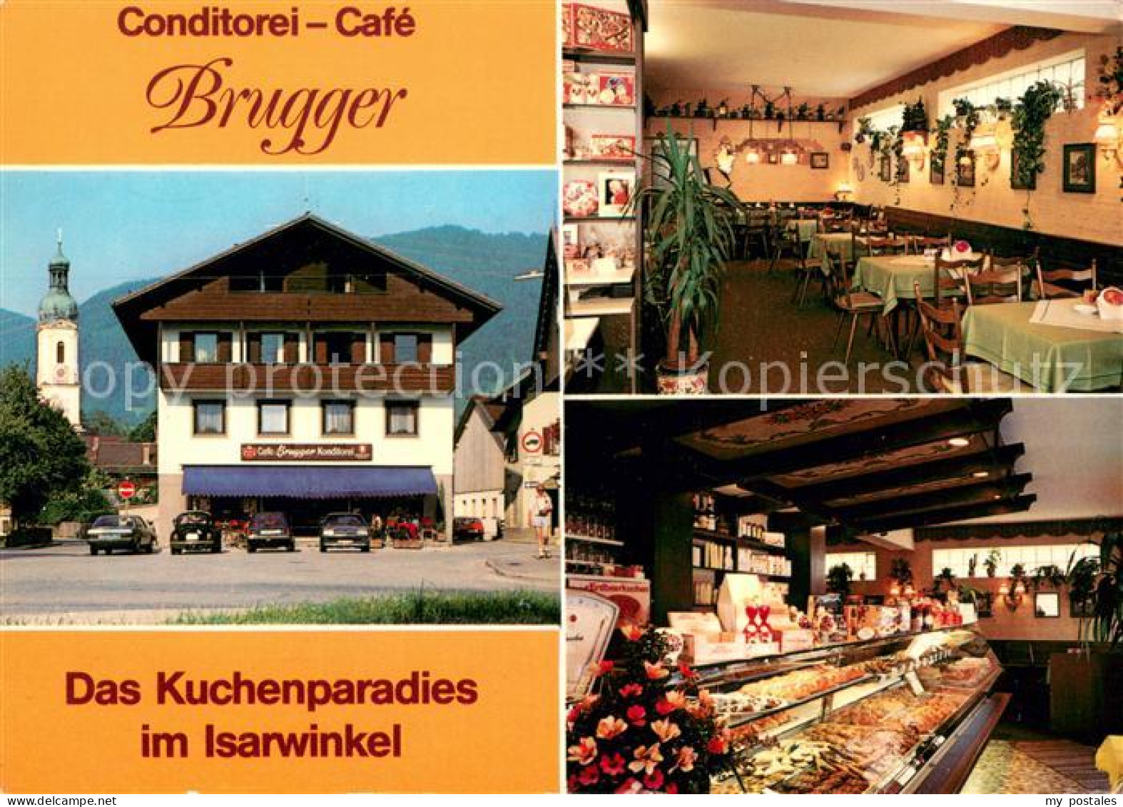 73651457 Lenggries Conditorei Cafe Brugger Gaststube Kuchentheke Lenggries - Lenggries