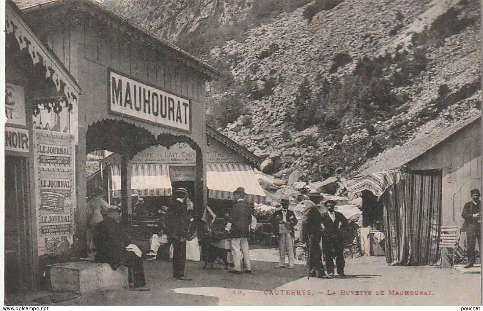 ZY 95-(65) CAUTERETS - LA BUVETTE DE MAUHOURAT - ANIMATION - 2 SCANS - Cauterets