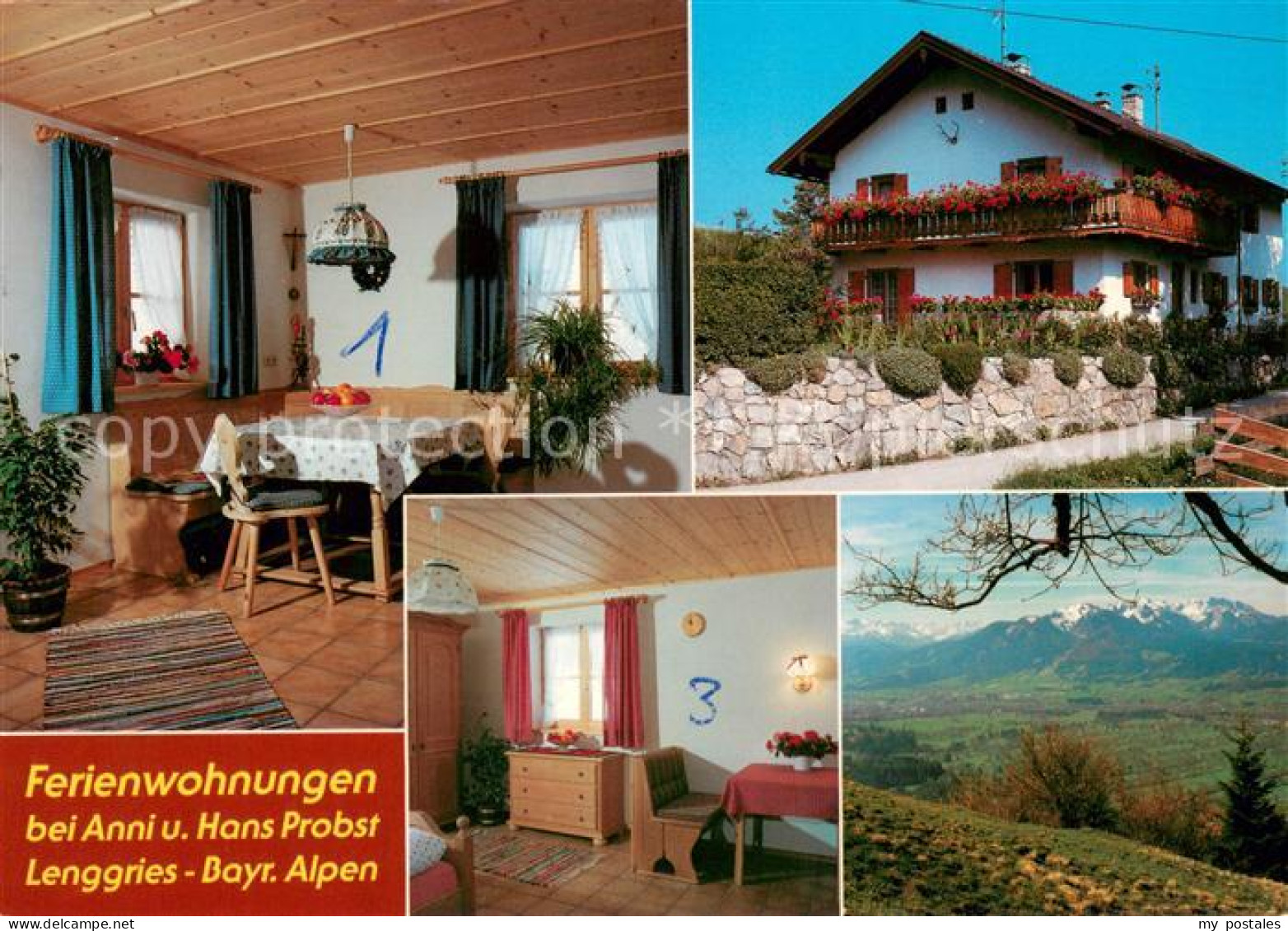 73651451 Schlegldorf Ferienwohnungen Fam Probst Gaststube Zimmer Panorama Schleg - Lenggries