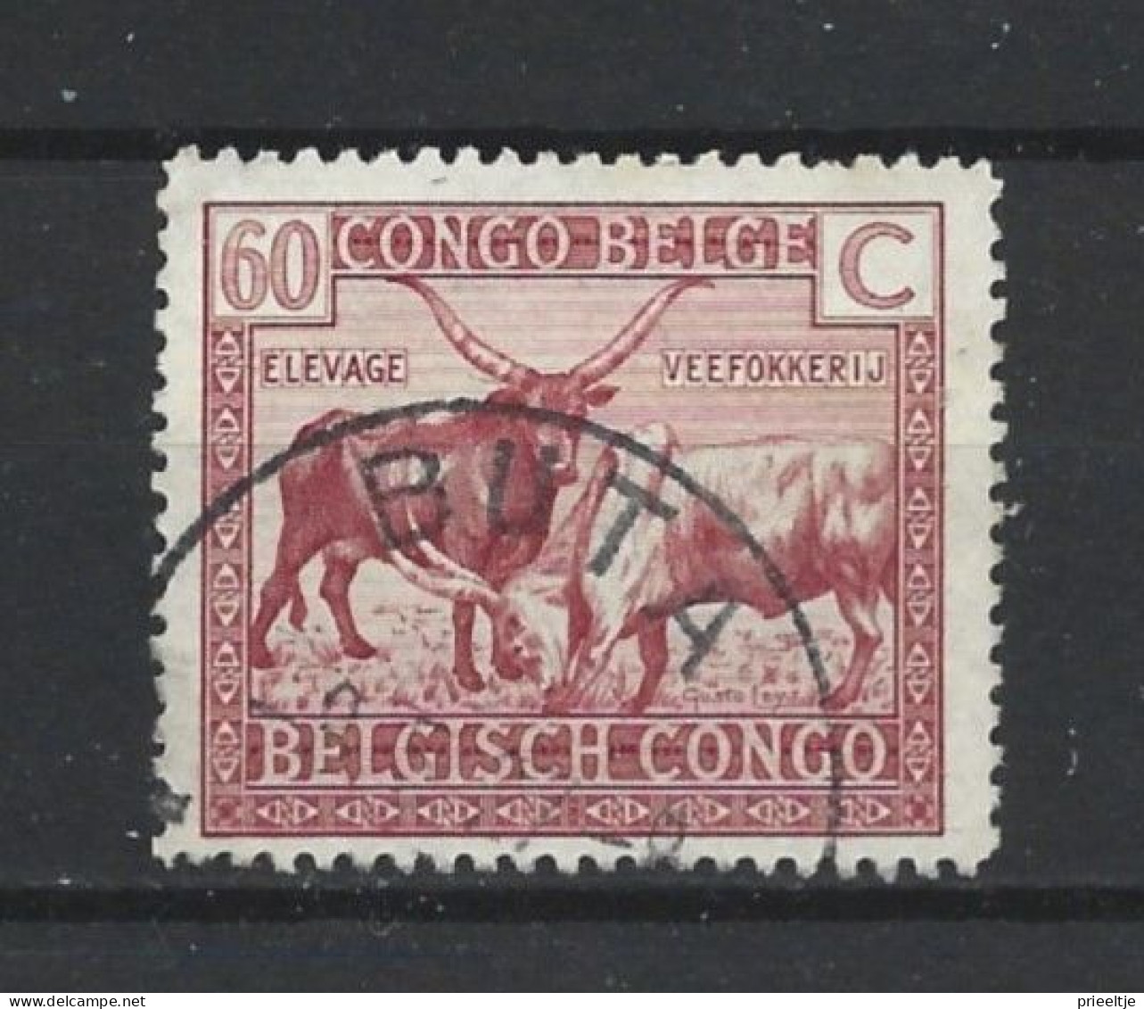 Congo Belge 1925 Fauna Y.T. 124 (0) - Gebraucht
