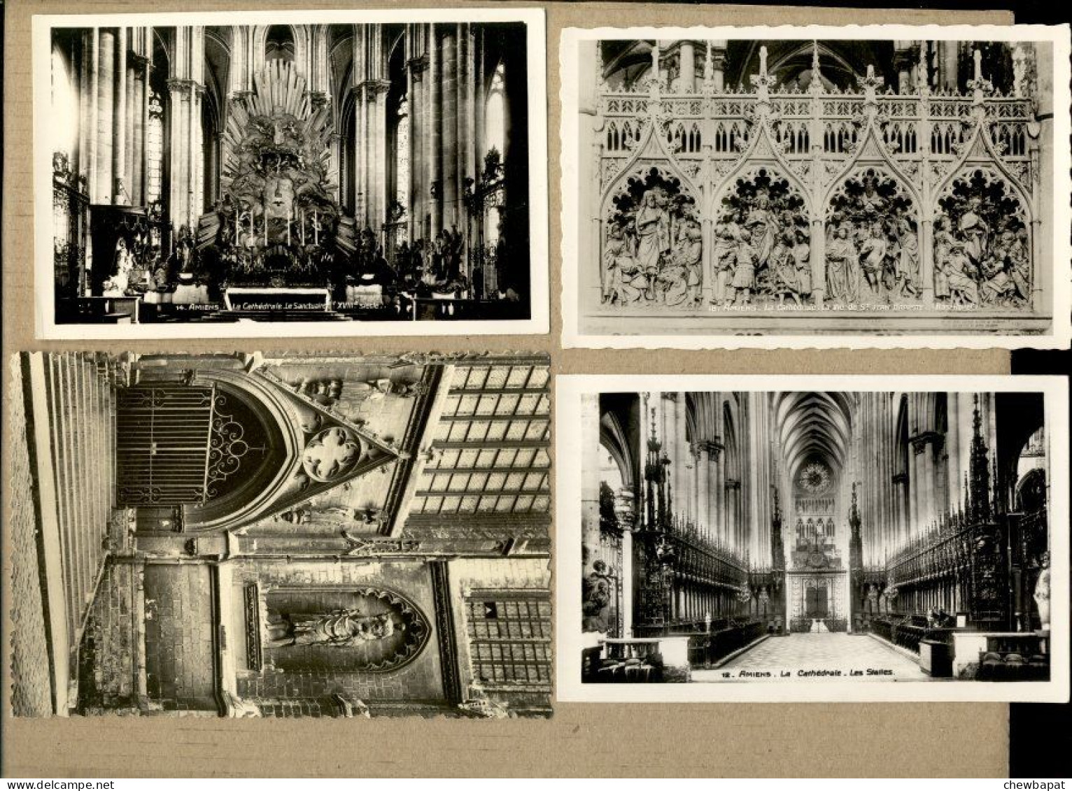 Cathédrale D'Amiens - Lot De 8 Cartes Différentes - Toutes Scannées Recto Verso - 5 - 99 Cartes