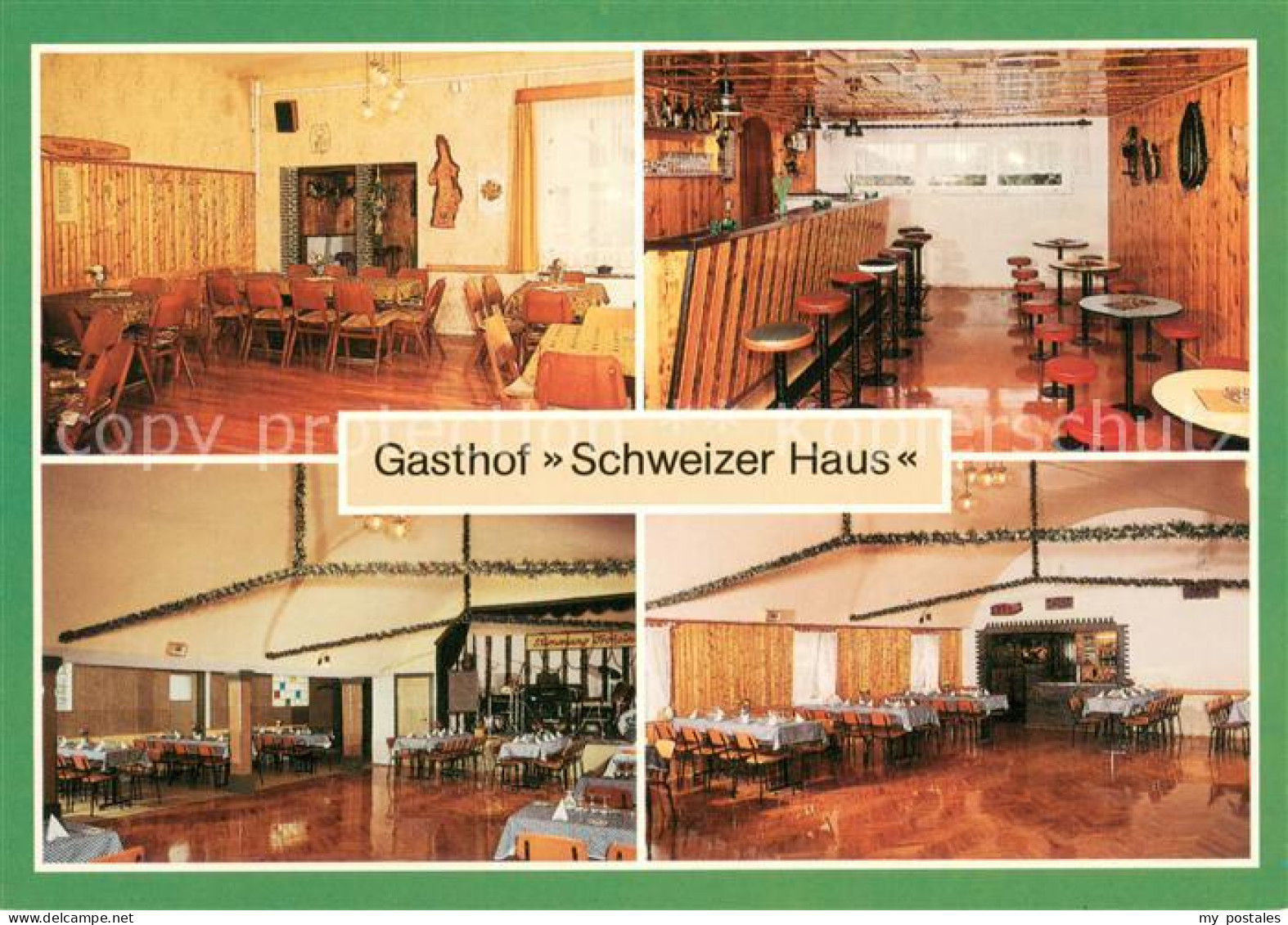 73651413 Schoenbach Greiz Gasthof Schweizer Haus Restaurant Saal Bar Schoenbach  - Autres & Non Classés