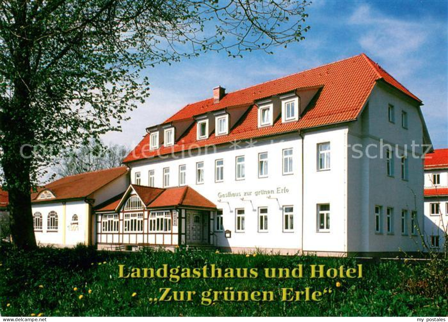 73651408 Erlau Thueringen Landgasthaus Und Hotel Zur Gruenen Erle Erlau Thuering - Autres & Non Classés