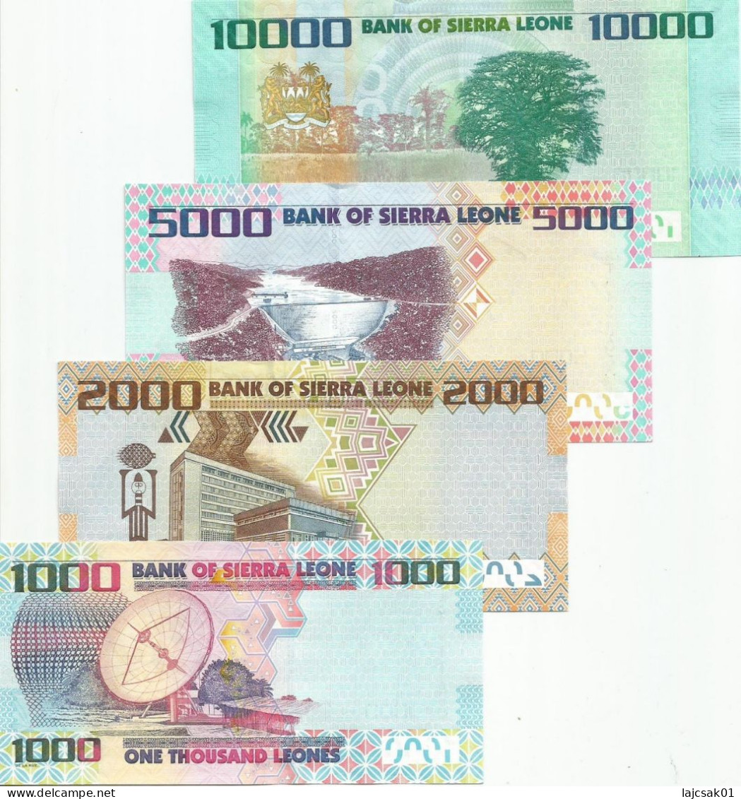 Sierra Leona 1000-2000-5000-10000 Leones 2021. UNC FREE SHIPPING - Sierra Leone