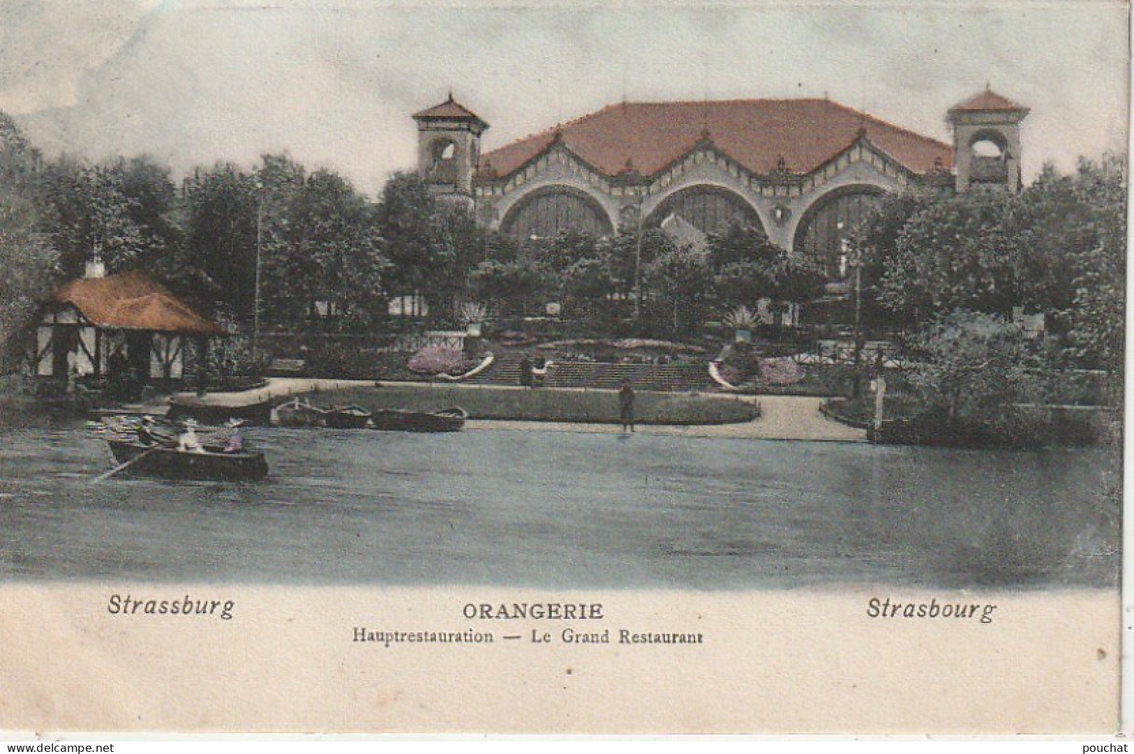 ZY 98-(67) STRASSBURG - STRASBOURG - ORANGERIE - HAUPTRESTAURATION - LE GRAND RESTAURANT - CARTE COLORISEE - Strasbourg