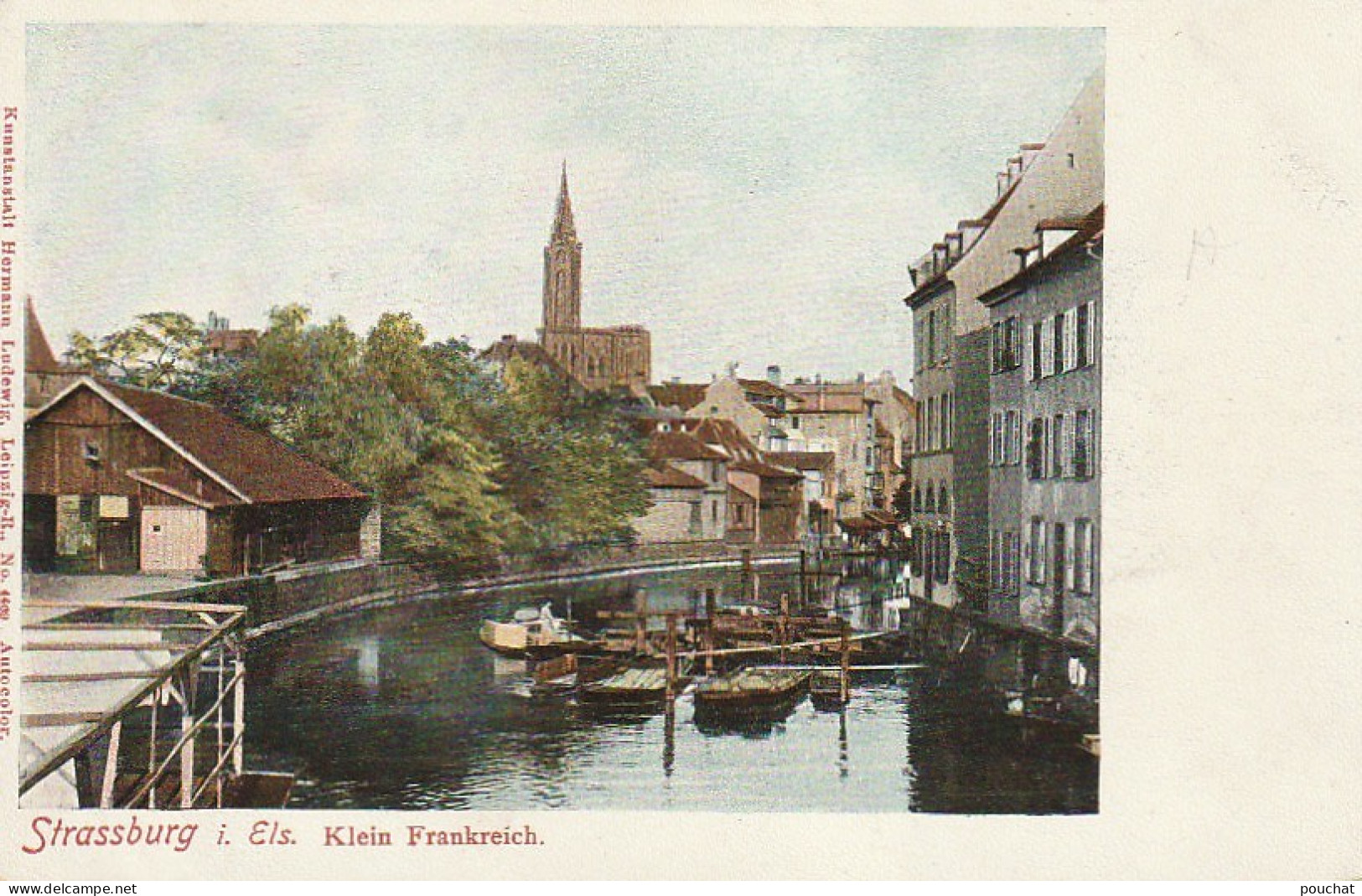 ZY 98-(67) STRASSBURG - STRASBOURG - KLEIN FRANKREICH - LA PETITE FRANCE - CARTE COLORISEE - EDIT. ART.  H. LUDEWIG  - Strasbourg