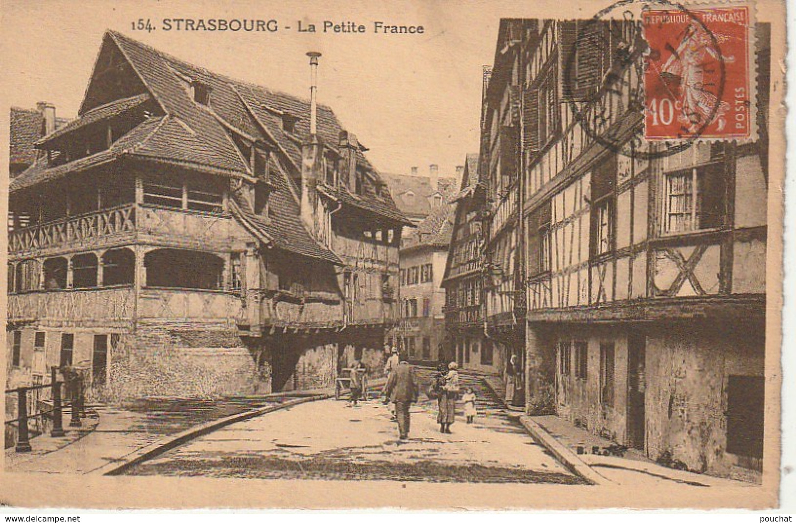 ZY 98-(67) STRASBOURG - LA PETITE FRANCE - ANIMATION - 2 SCANS - Strasbourg