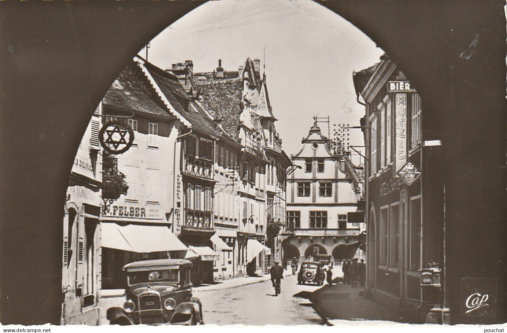 ZY 98-(67) MOLSHEIM - ENTREE DE LA VILLE - ANIMATION - COMMERCES - 2 SCANS - Molsheim